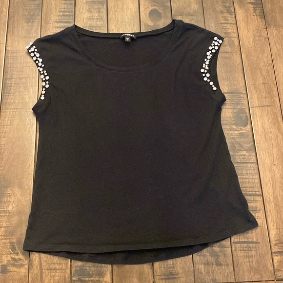 Express Embellished T-shirt - Picture 1 of 5